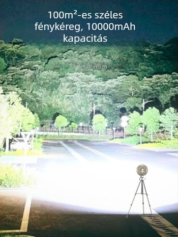 LEM LED kemping lámpa akasztó dizájnnal, újratölthető lítium akkumulátorral, 5V 20W