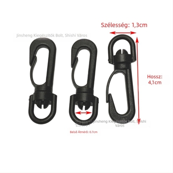 Táskaakasztó forgatható csattal, POM anyag, Rotating Buckle sorozat, városi egyszerű stílus