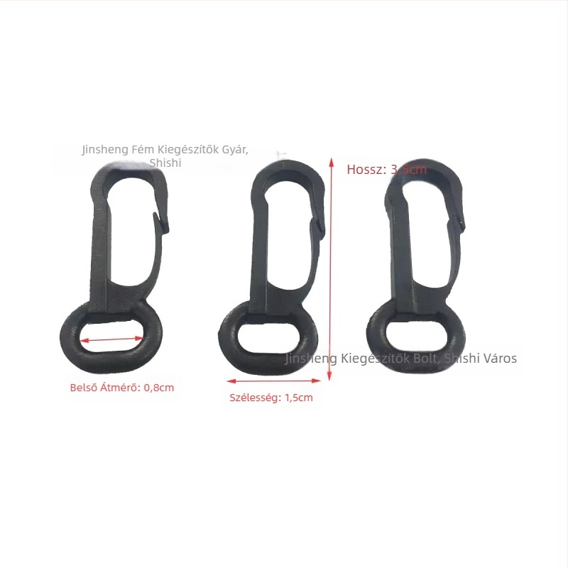 Táskaakasztó forgatható csattal, POM anyag, Rotating Buckle sorozat, városi egyszerű stílus