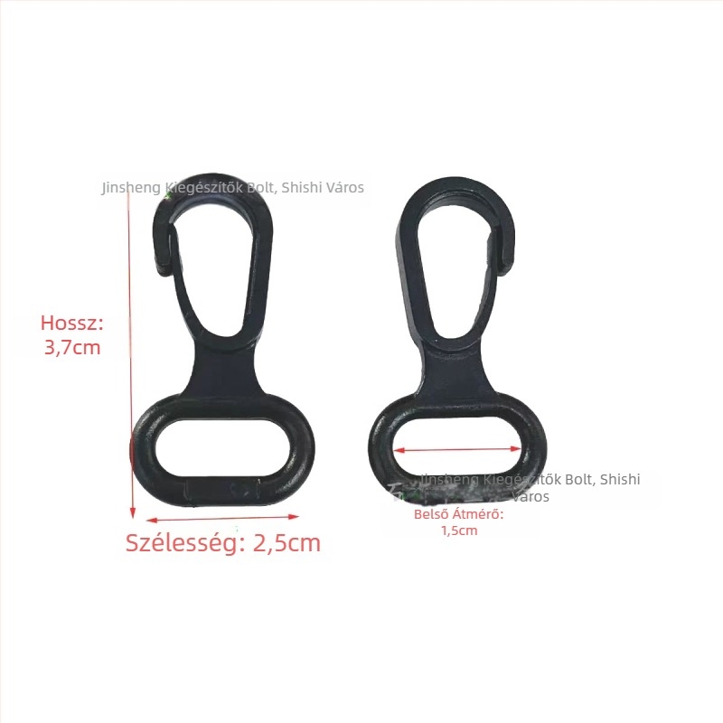 Táskaakasztó forgatható csattal, POM anyag, Rotating Buckle sorozat, városi egyszerű stílus