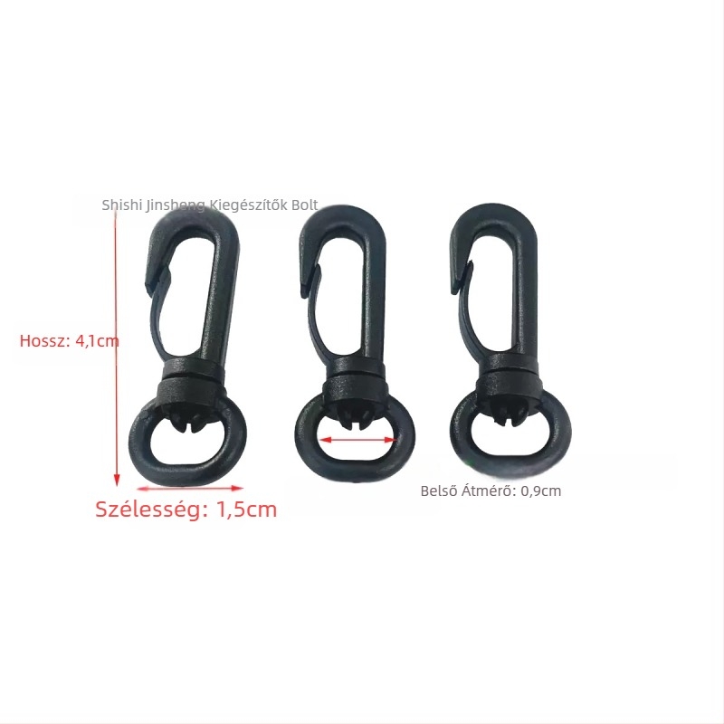 Táskaakasztó forgatható csattal, POM anyag, Rotating Buckle sorozat, városi egyszerű stílus