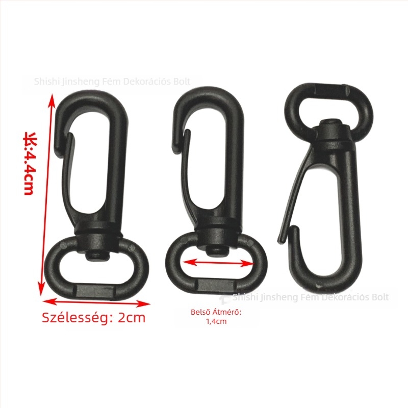 Táskaakasztó forgatható csattal, POM anyag, Rotating Buckle sorozat, városi egyszerű stílus