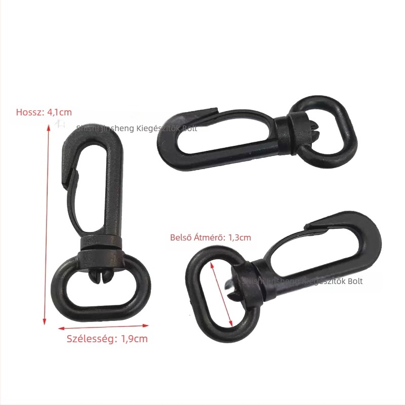 Táskaakasztó forgatható csattal, POM anyag, Rotating Buckle sorozat, városi egyszerű stílus