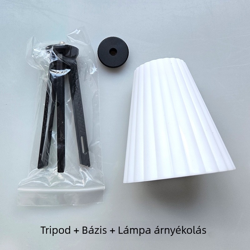 Kempinglámpa teleszkópos zoommal, újratölthető LED, 5V 10W, mágneses talp