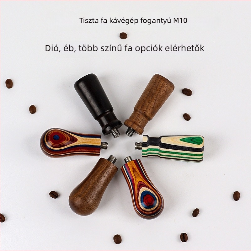 Kávétampér – tömörfa, modern minimalist stílus, egyszerű stílus