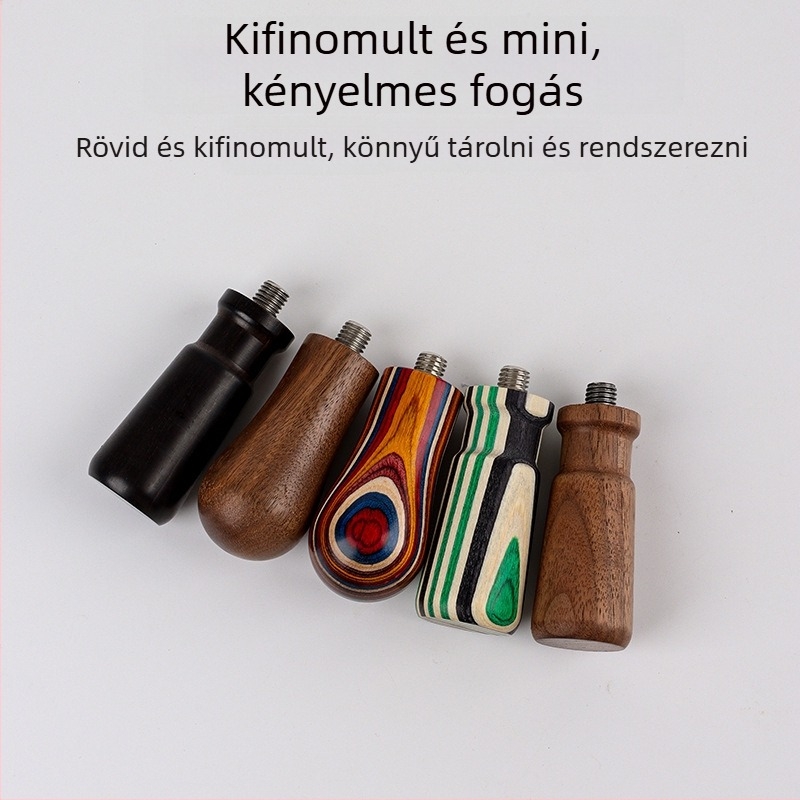 Kávétampér – tömörfa, modern minimalist stílus, egyszerű stílus