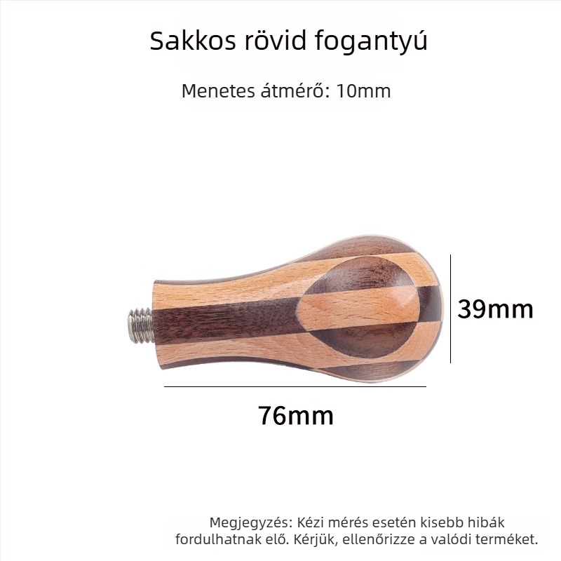 Kávétampér – tömörfa, modern minimalist stílus, egyszerű stílus