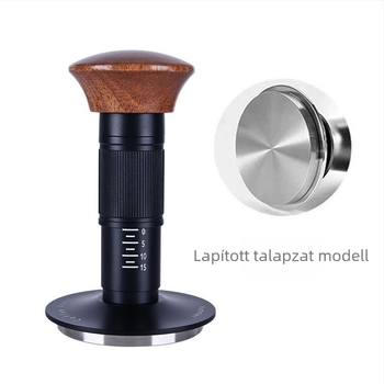 Tengli eszpresszó gép kiegészítő, rozsdamentes acél, modell 0929, modern minimalista stílus, kompatibil 51/53/58 mm portafilterrel, prémium minőség, Kraft dobozos csomagolás