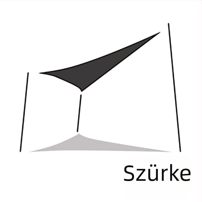 Yazilan kültéri háromszög árnyékoló vászon, vízálló 1