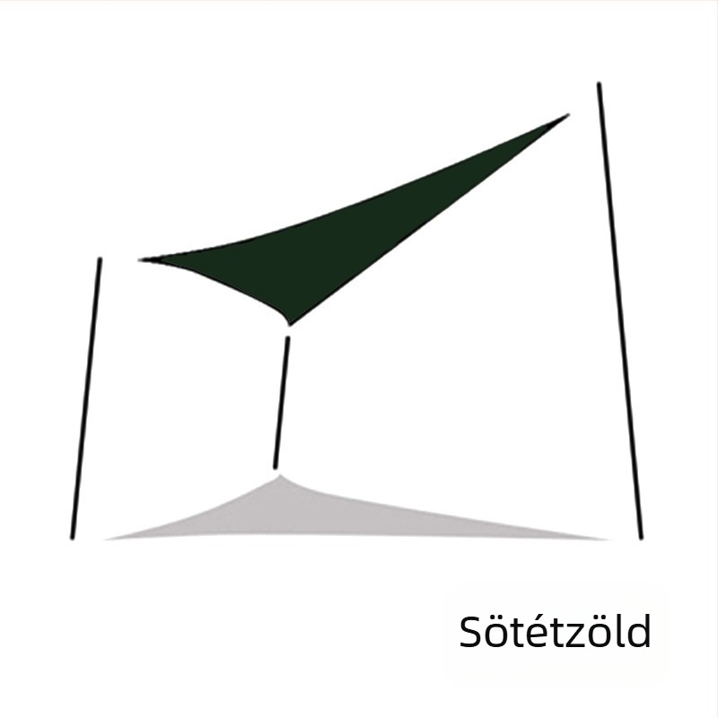 Yazilan kültéri háromszög árnyékoló vászon, vízálló 1