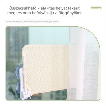 Összecsukható macska függőágy szívócsővel rögzítéssel, lélegző anyagból, beltéri használatra, egész éves