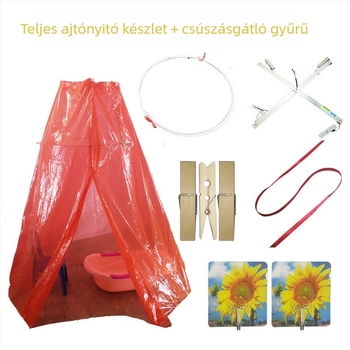 Fürdőszobai sátor, kör vagy téglalap alakú forma (PEVA; 8S vastagság; csecsemők és felnőttek számára)