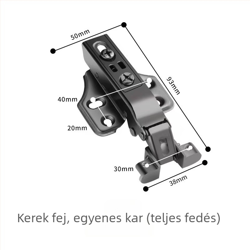 Lingzhi üvegajtó zsanérok, 201 rozsdamentes acél, 1 mm, elektroplatált