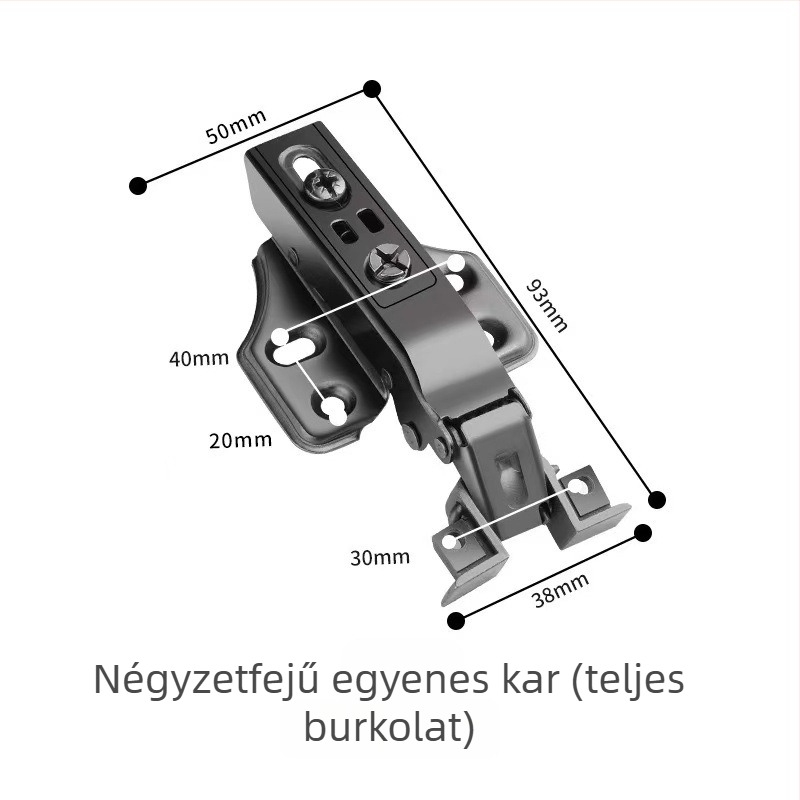 Lingzhi üvegajtó zsanérok, 201 rozsdamentes acél, 1 mm, elektroplatált