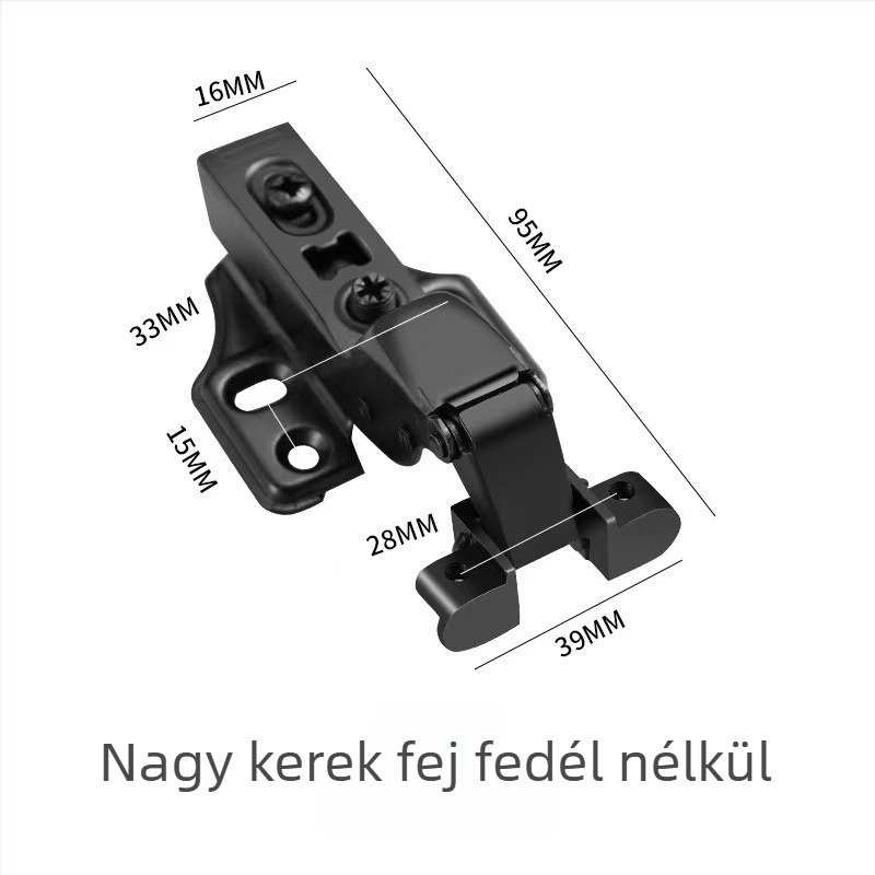 Lingzhi üvegajtó zsanérok, 201 rozsdamentes acél, 1 mm, elektroplatált