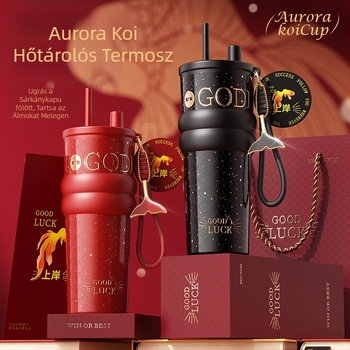 Szigetelt kávés pohár belső 316 rozsdamentes acélból és külső 201 rozsdamentes acélból, vákuum szigetelés 12–24 óra, csavaros fedél