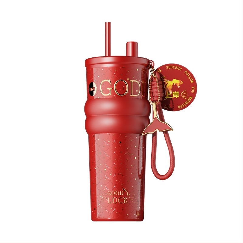 Szigetelt kávés pohár belső 316 rozsdamentes acélból és külső 201 rozsdamentes acélból, vákuum szigetelés 12–24 óra, csavaros fedél