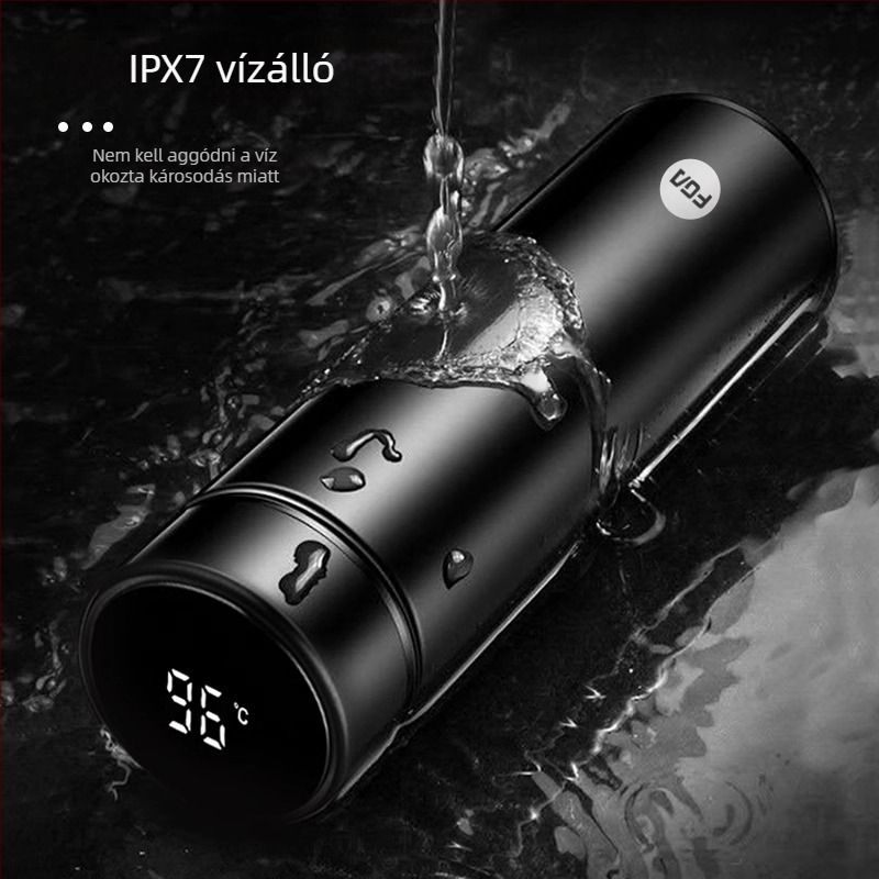 Fuguang termosz pohár 316L rozsdamentes acélból, nagy kapacitású, uniszex