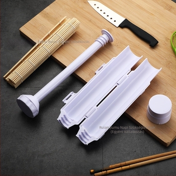 Rizsgolyó sushi forma – DIY otthoni használat, műanyag, modern stílus (műanyag; DIY forma; modern dizájn)