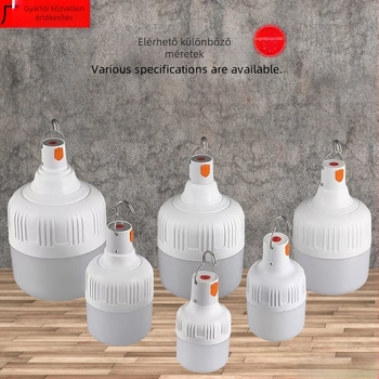 LED sátorvilágítás USB-re töltődik, 5V, 10W, gombos kapcsoló