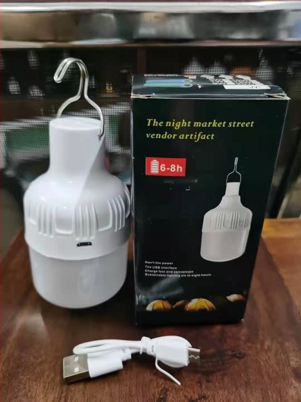 LED sátorvilágítás USB-re töltődik, 5V, 10W, gombos kapcsoló