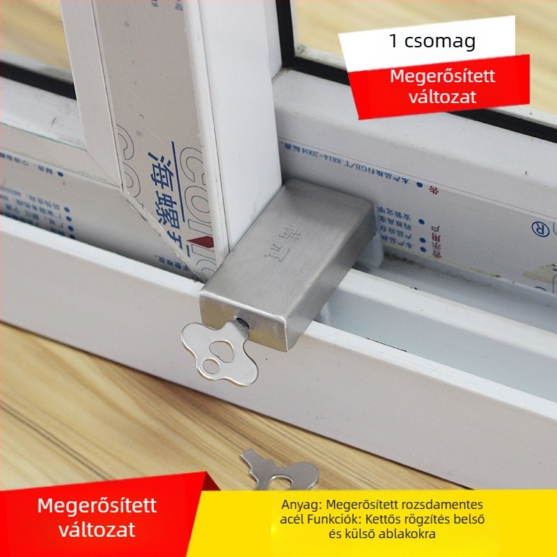 Ablakzár, modell Aqs02, lopás elleni, csúszó ablak, gyermekvédelem