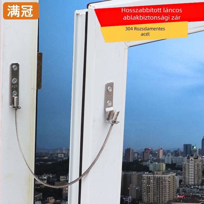 Ablakzár, modell Aqs02, lopás elleni, csúszó ablak, gyermekvédelem