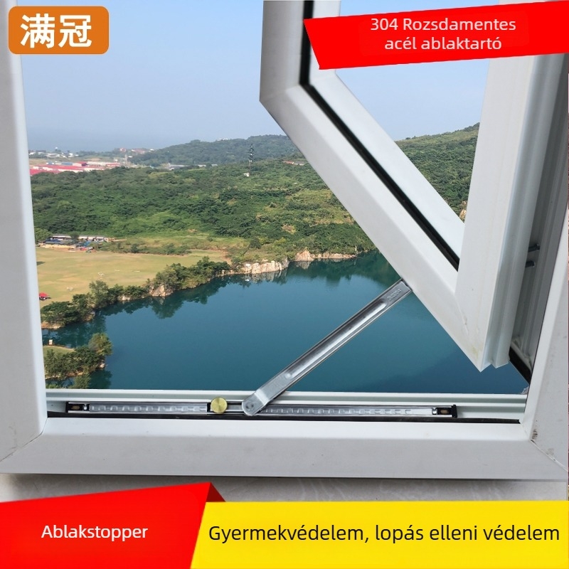 Ablakzár, modell Aqs02, lopás elleni, csúszó ablak, gyermekvédelem