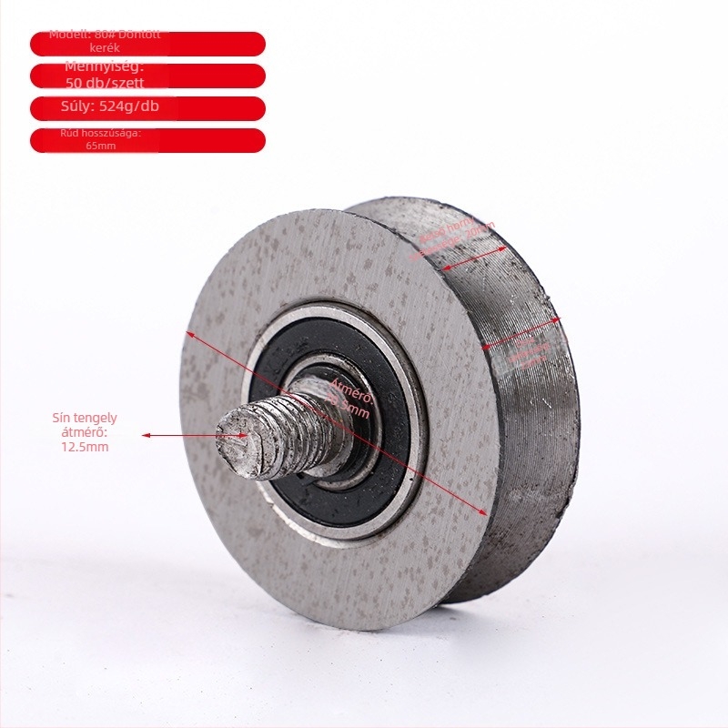 Szögvas profil görgő, öntöttvas, Dapeng márka, modern minimalizmus