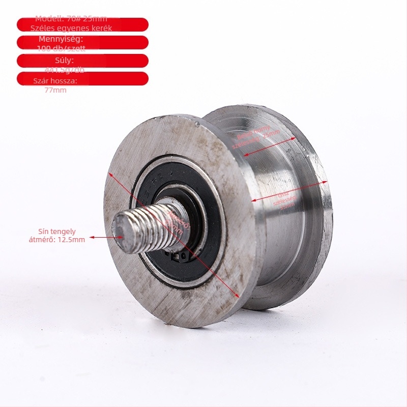 Szögvas profil görgő, öntöttvas, Dapeng márka, modern minimalizmus