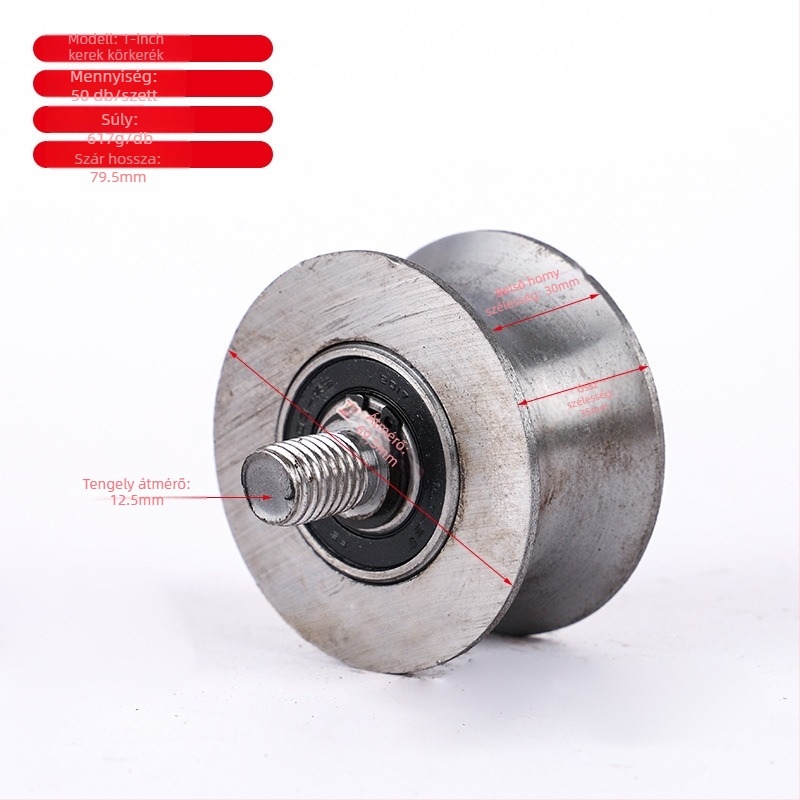 Szögvas profil görgő, öntöttvas, Dapeng márka, modern minimalizmus