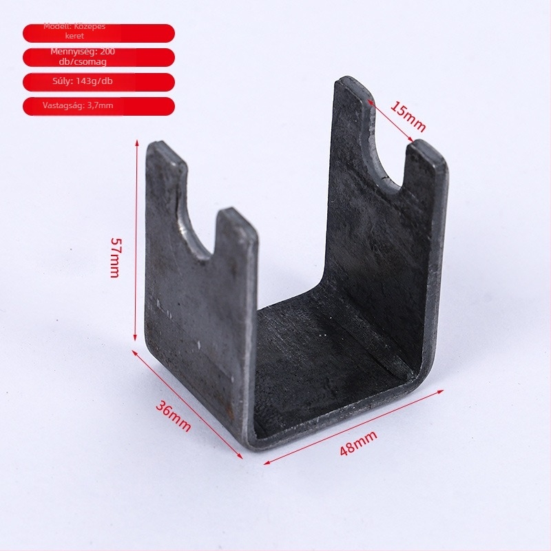 Szögvas profil görgő, öntöttvas, Dapeng márka, modern minimalizmus