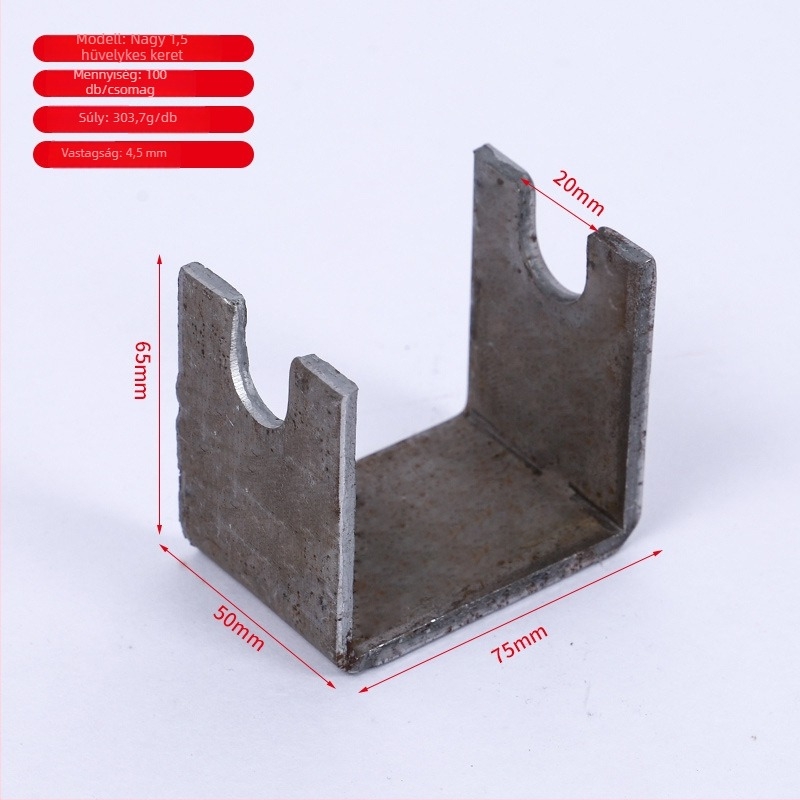 Szögvas profil görgő, öntöttvas, Dapeng márka, modern minimalizmus