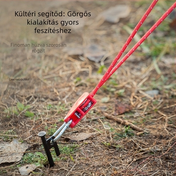 Buye kültéri állítható görgős kötél, fémszerkezet, fényvisszaverő kötél sátorokhoz és pavilonokhoz