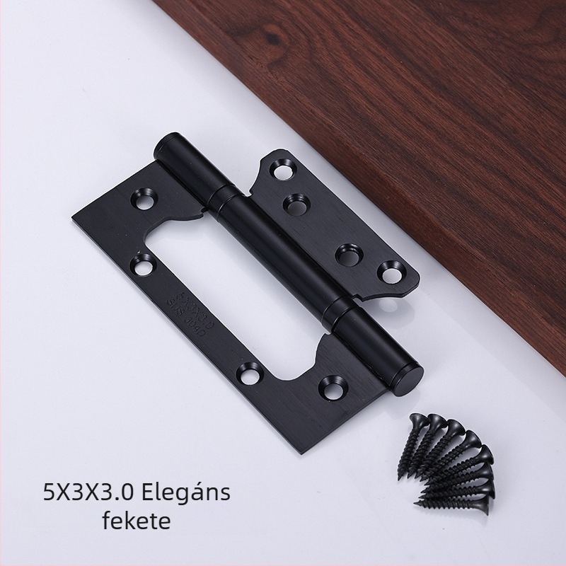 Rozsdamentes acél ajtózsanér, csendes működés, vastított szárny, fa ajtókhoz, csapágyas zsanér