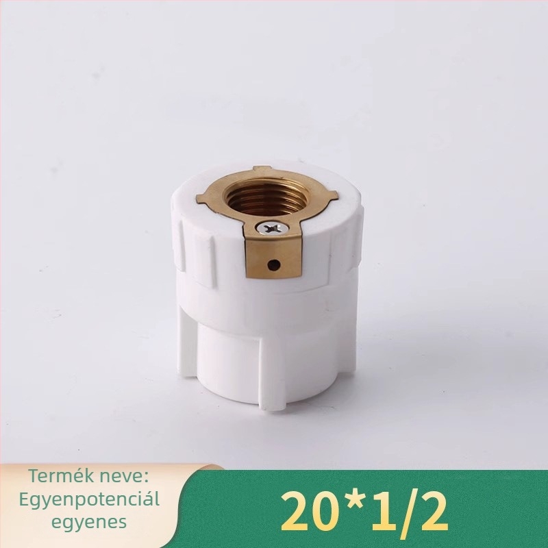 PPR egyenpotenciálú dupla könyök belső menet Tee, U-alakú csőillesztő, forró olvasztásos kötés; különböző modellek; első osztályú minőség