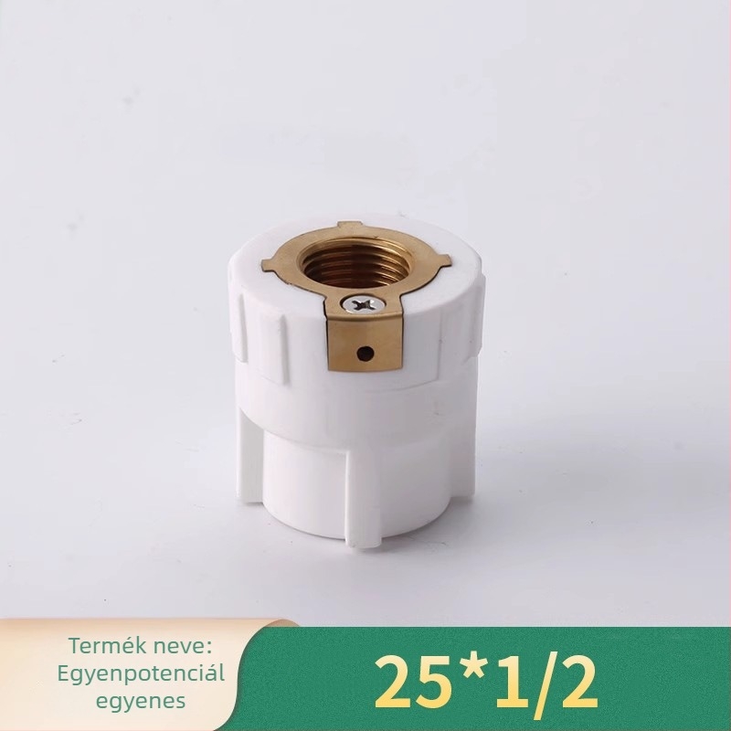 PPR egyenpotenciálú dupla könyök belső menet Tee, U-alakú csőillesztő, forró olvasztásos kötés; különböző modellek; első osztályú minőség