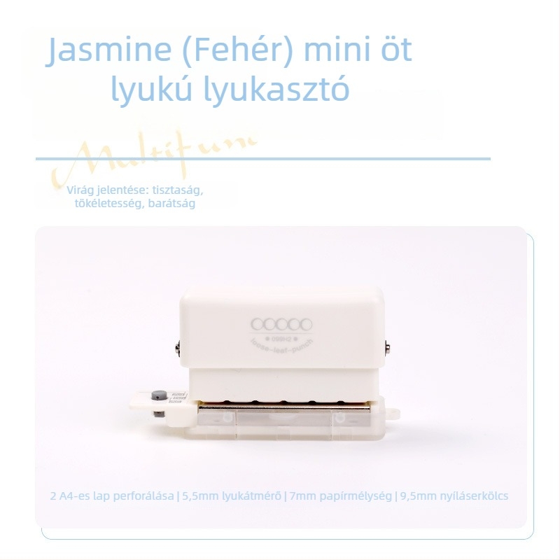 99H2 Többszörös lyukasztó – kézi működés, 5 lyuk, 2 lap kapacitás, 0.2 kg