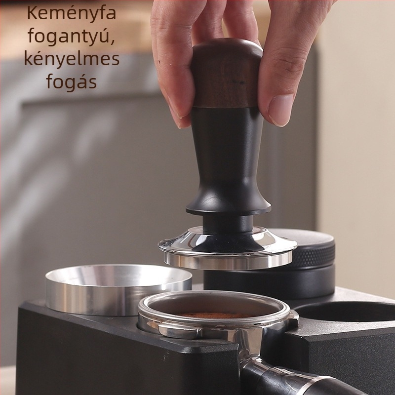 Rozsdamentes acélból készült porprés (retro stílus; kalapács 340 g; porelosztó 540 g; testreszabás elérhető)