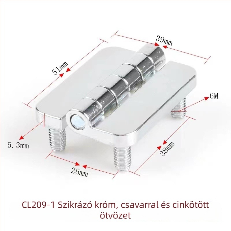 Ipari csukló CL236 | Cinkötvözet | Galván bevonat | Binghao | Alkalmas elosztótáblákhoz, vázszekrényekhez és automatizált berendezésekhez