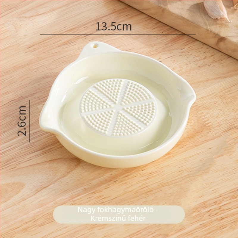 Kerámiából készült fokhagyma- és gyömbér őrlő, modern és minimalist dizájn, márka Bole qianli, logónyomtatás elérhető