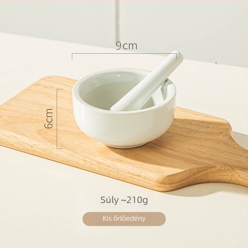 Kerámiából készült fokhagyma- és gyömbér őrlő, modern és minimalist dizájn, márka Bole qianli, logónyomtatás elérhető