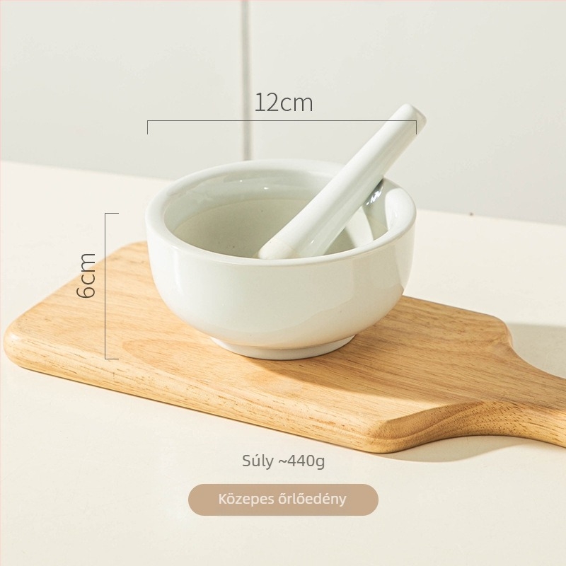 Kerámiából készült fokhagyma- és gyömbér őrlő, modern és minimalist dizájn, márka Bole qianli, logónyomtatás elérhető