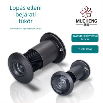 Macska szem ajtó néző, állítható kilátás belülről és kívülről, betörés elleni védelem, cink ötvözet/tiszta réz, modern minimális stílus