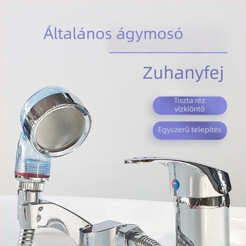 Comey hordozható hajmosó fej fodrászszalonba - kézi működtetés, víztakarékos, ABS, kerek alakú