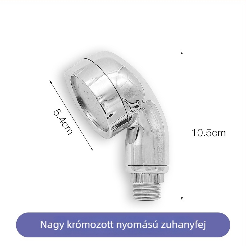 Comey hordozható hajmosó fej fodrászszalonba - kézi működtetés, víztakarékos, ABS, kerek alakú