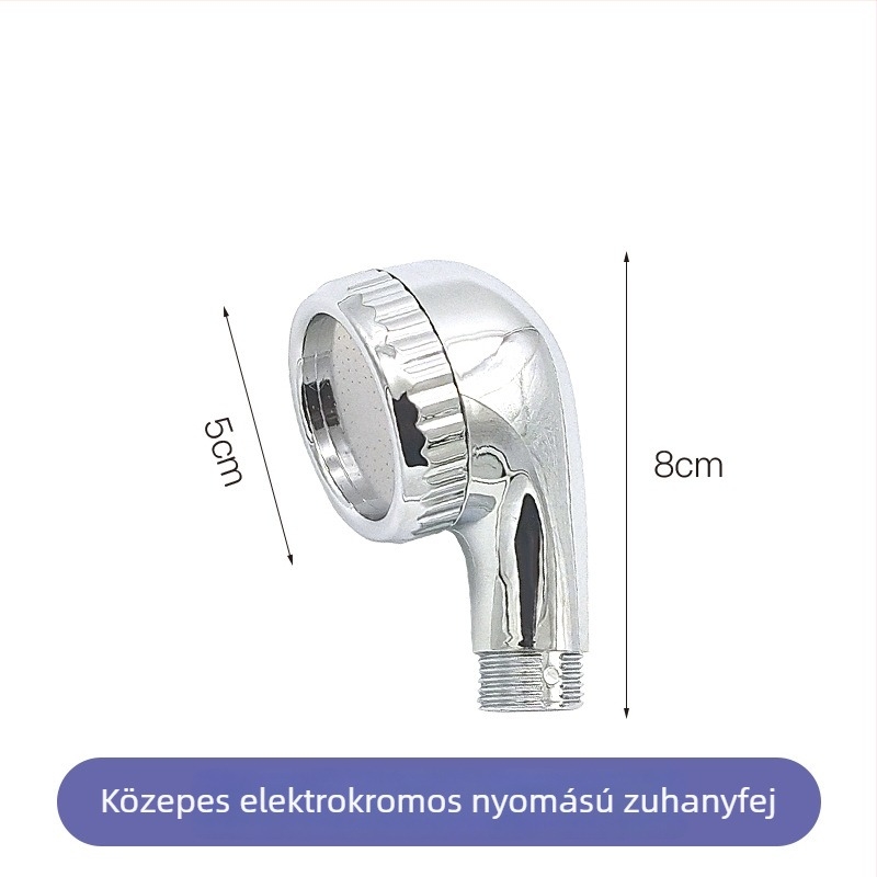 Comey hordozható hajmosó fej fodrászszalonba - kézi működtetés, víztakarékos, ABS, kerek alakú