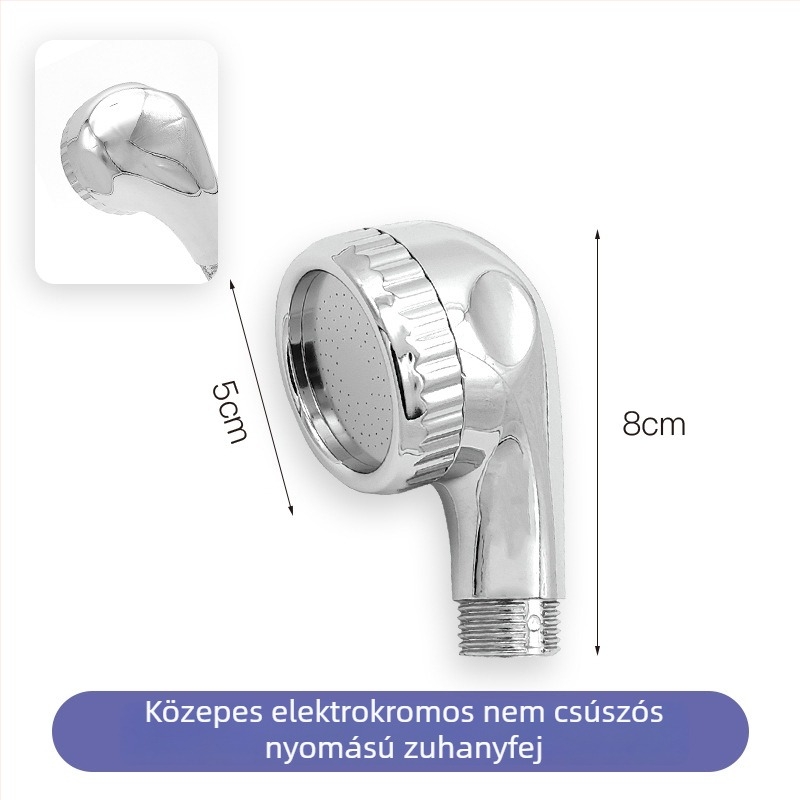 Comey hordozható hajmosó fej fodrászszalonba - kézi működtetés, víztakarékos, ABS, kerek alakú