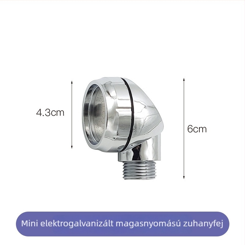 Comey hordozható hajmosó fej fodrászszalonba - kézi működtetés, víztakarékos, ABS, kerek alakú