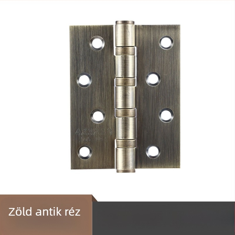 Rozsdamentes acél ajtózsanér — sík modell; anyag: rozsdamentes acél; felületkezelés: polírozott; márka: Rongshengxing